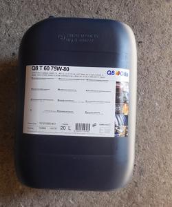 olej převodový Q8 T60 Ntech 75W80-20lt