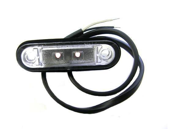 svítilna poziční čirá LED 12/24 V | Nadas