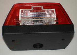 svítilna SPZ LED 24V červená