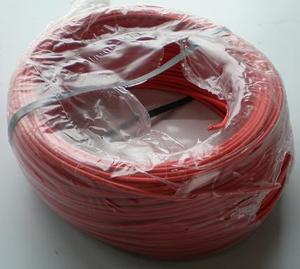 kabel H05V-K 1,0 rudý